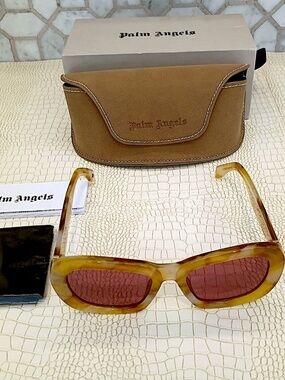 Palm Angels PERI106 MOON 2485 White Havana/Brown Gradient 54-20-145 Sunglasses